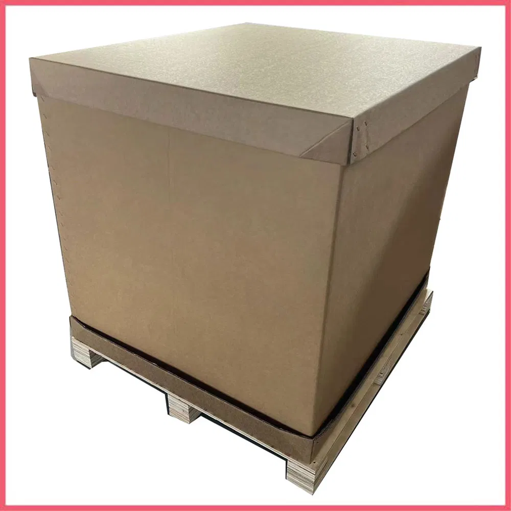 Caja de cartón corrugado triple pared AAA de gran resistencia para embalaje de frutas, verduras, paneles solares, muebles, productos químicos en polvo y máquinas