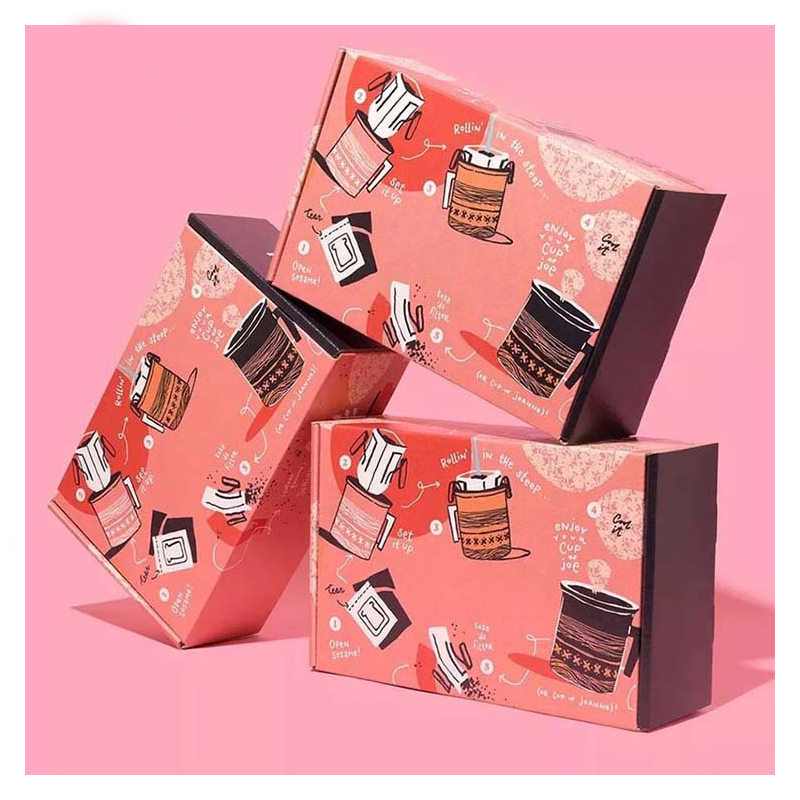 Caja de envío personalizada para cosméticos y empaques de regalo