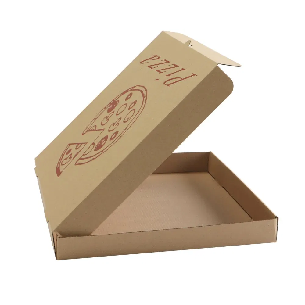 Caja de pizza reutilizable impresa personalizada al por mayor de 6-18 pulgadas para usos industriales
