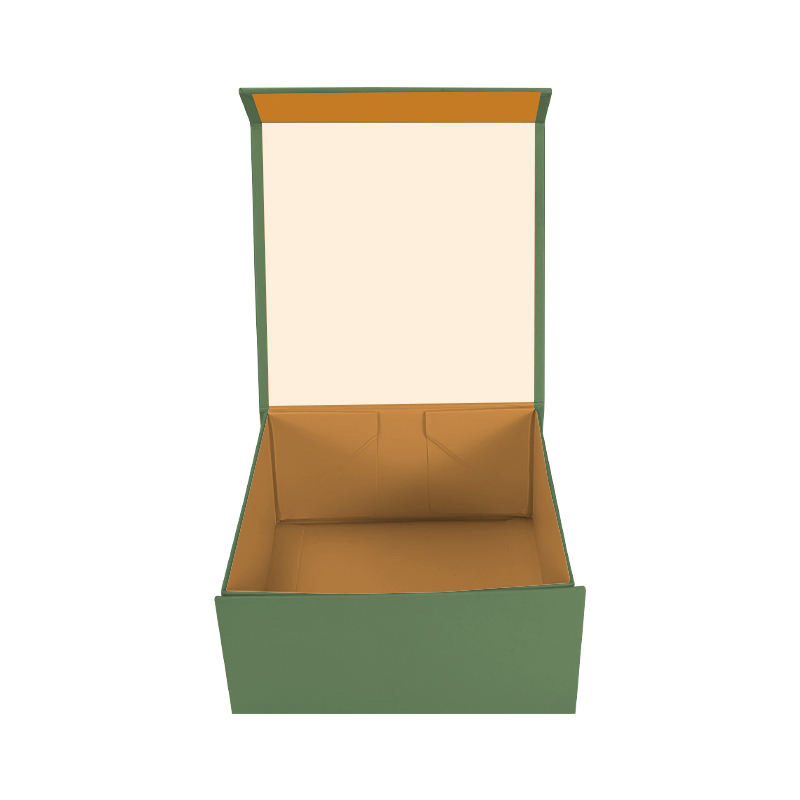 Caja de embalaje rígida personalizada con logo, acabado magnético, caja plegable