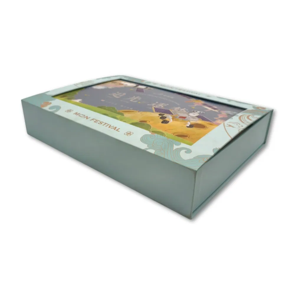 Versatile Retail Ready Rigid Cardboard Book Shape Product Gift Display Packaging Box