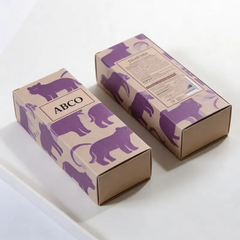 Caja de Papel con Estampado