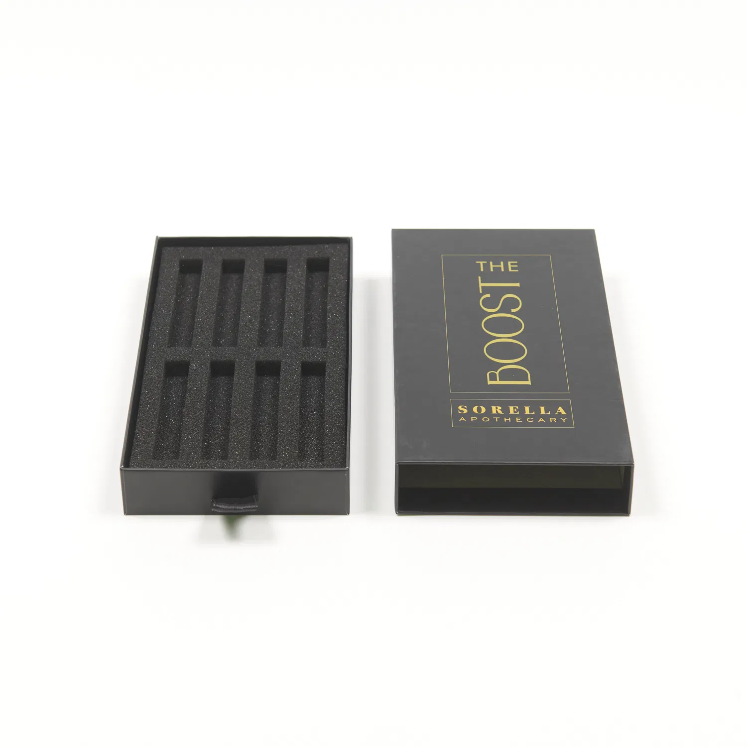 Caja de regalo de perfume cosmético personalizada y ecológica con cajón