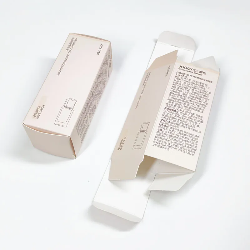 Caja de extremo reverso personalizada para cosméticos especiales