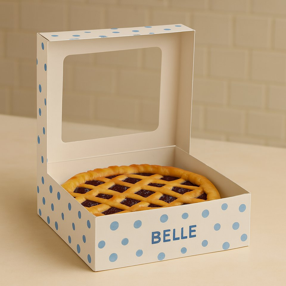 Caja de chocolate kraft ecológica con logo, caja de embalaje de alimentos reciclable