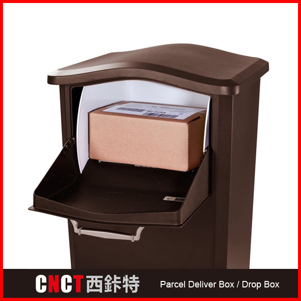 Caja de correo de acero inoxidable de alta calidad y muy vendida con cerradura