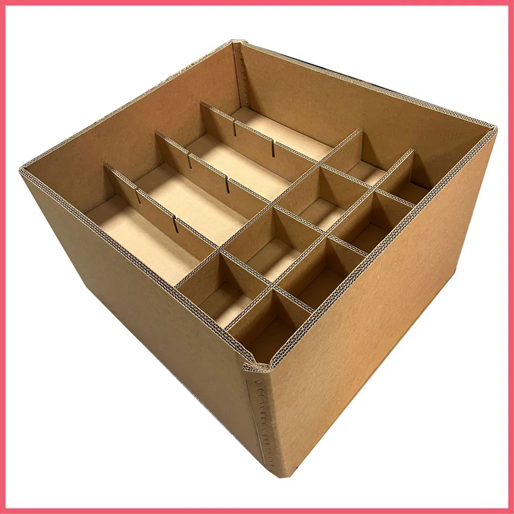 Caja de cartón corrugado triple pared AAA de gran resistencia para embalaje de frutas, verduras, paneles solares, muebles, productos químicos en polvo y máquinas