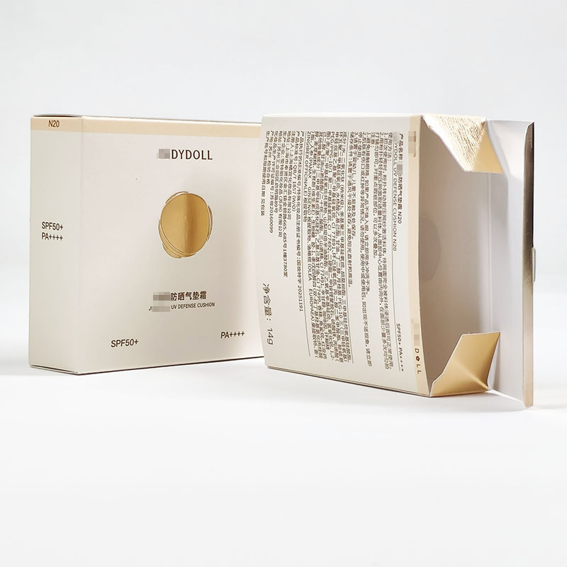 Caja de extremo reverso personalizada para cosméticos especiales