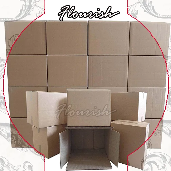 Caja de cartón corrugado marrón personalizada