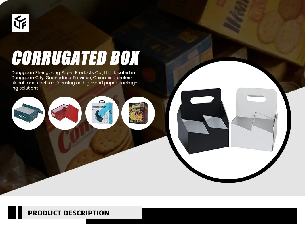 Caja de papel reciclable