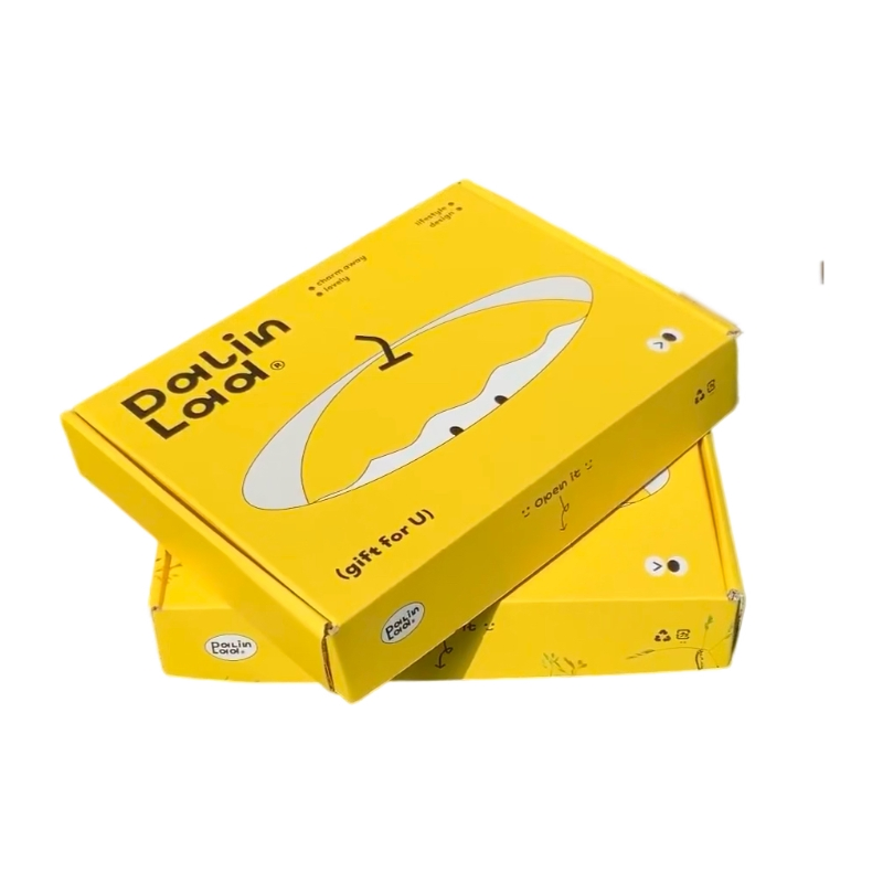 Caja de embalaje personalizada de cartón E-Flute para comercio electrónico de ropa al por mayor