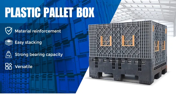 Caja de palet plegable