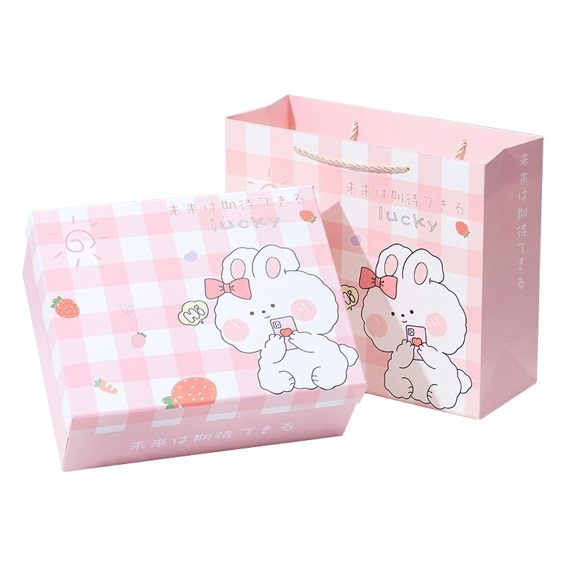 Cajas de regalo elegantes personalizadas para el Día de San Valentín y cumpleaños con un patrón lindo