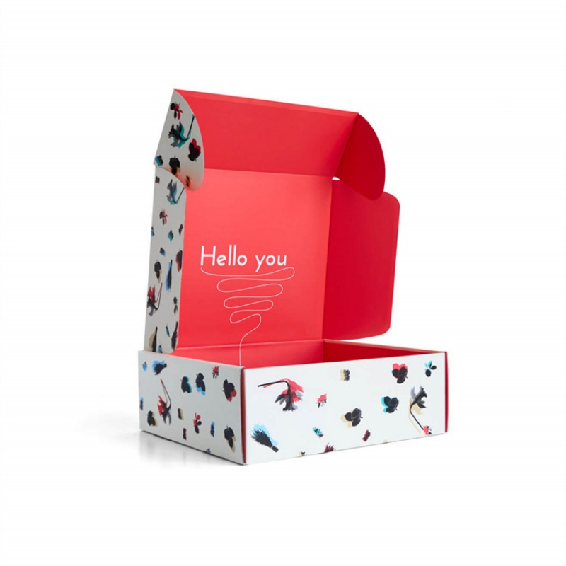 Caja de cartón kraft plegable personalizada para ropa, joyería, perfume, alimentos, envío y embalaje, paquete de regalo de Navidad