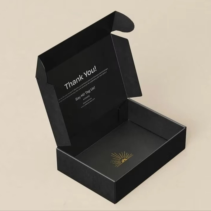 Caja de cartón corrugado impresa con logo personalizado al por mayor, caja de envío y correo para pequeñas empresas, caja de embalaje para tazas, ropa, uñas y pelucas