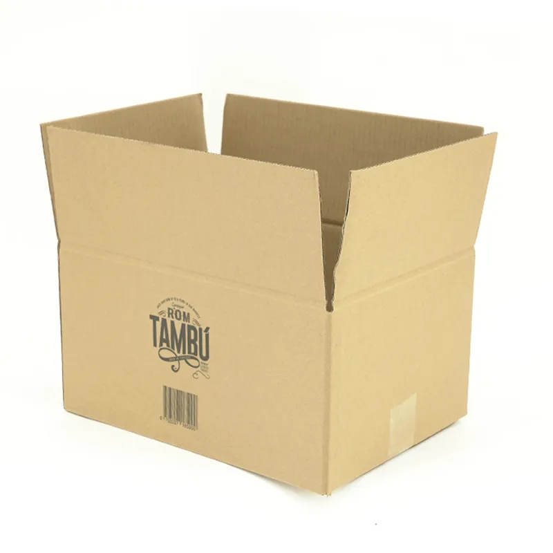 Detalle de caja kraft