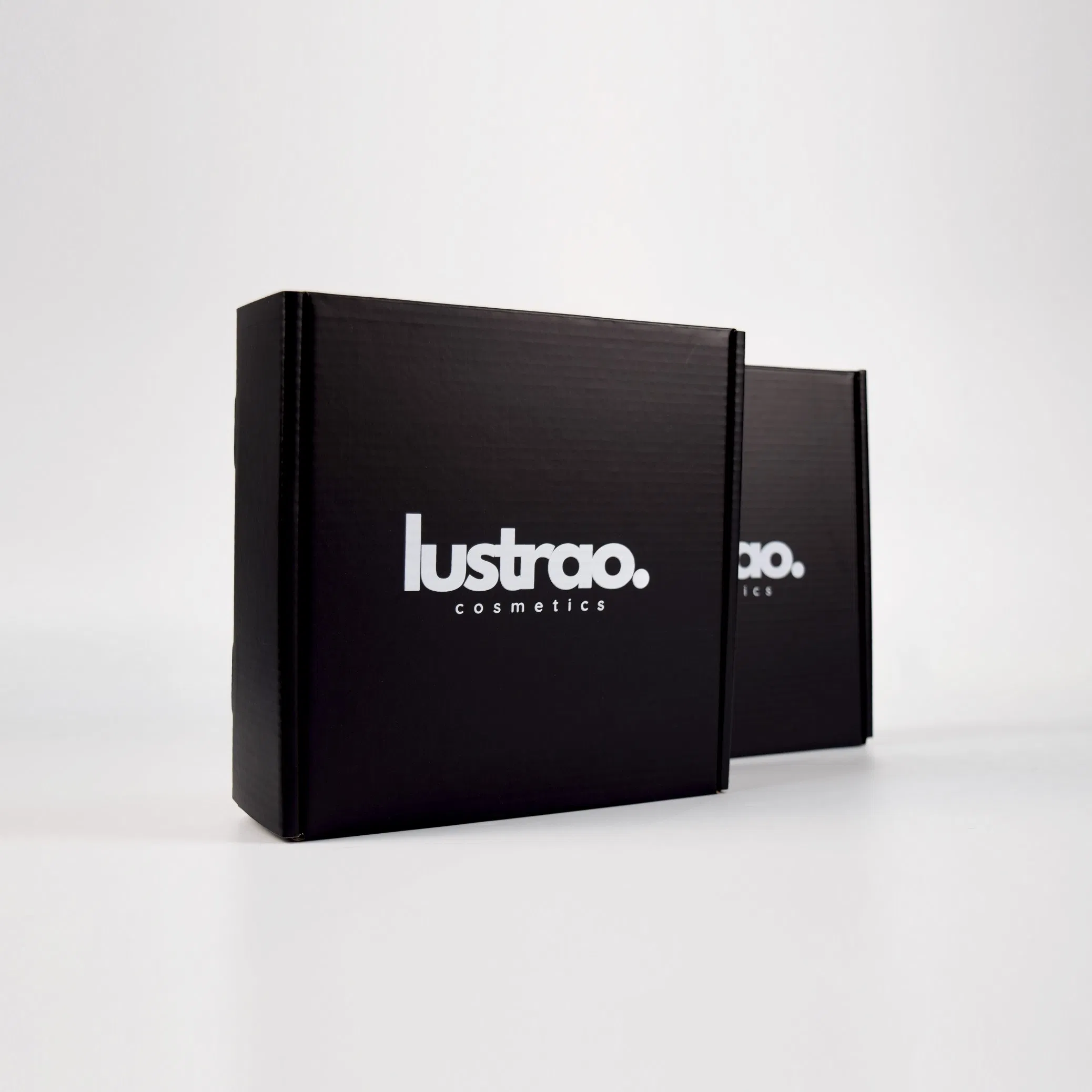 Caja de cartón corrugado ecológica personalizada con logo impreso para empaquetado de comercio electrónico