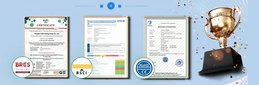 Acreditaciones internacionales de fabricación de cartón