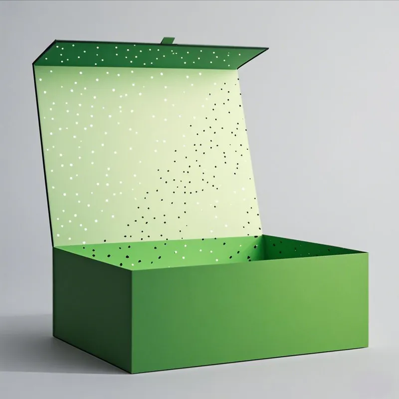 Detalle de caja plegable