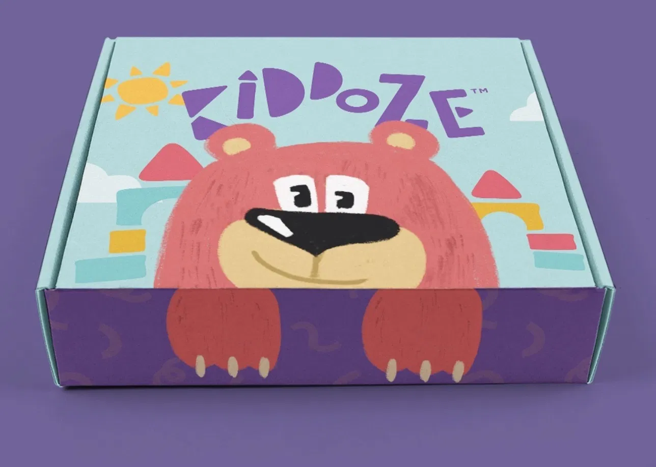 Caja de embalaje personalizada para pestañas rosas de maquillaje para cosméticos