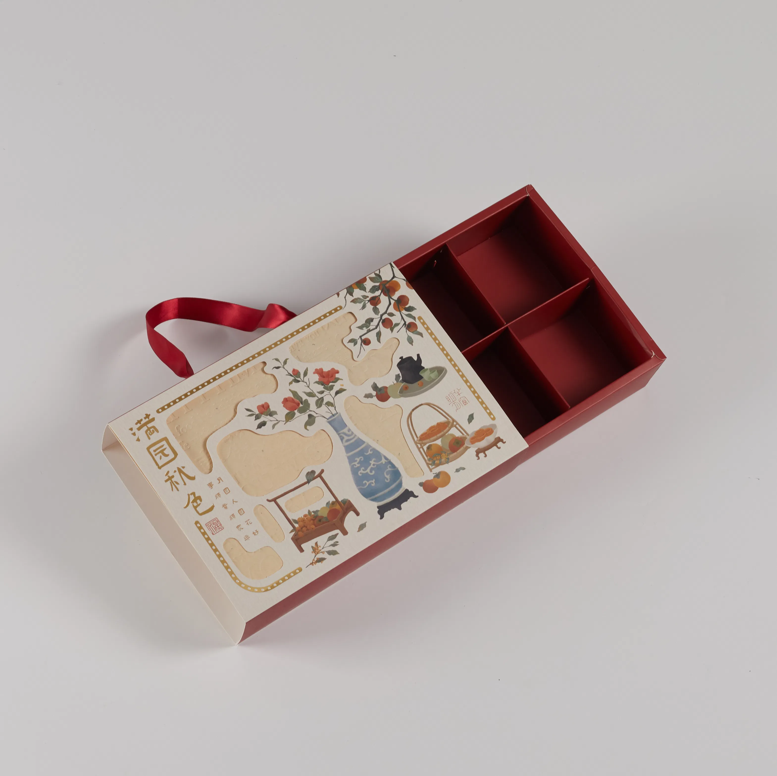 Caja de regalo artesanal elegante para un envoltorio de regalo premium