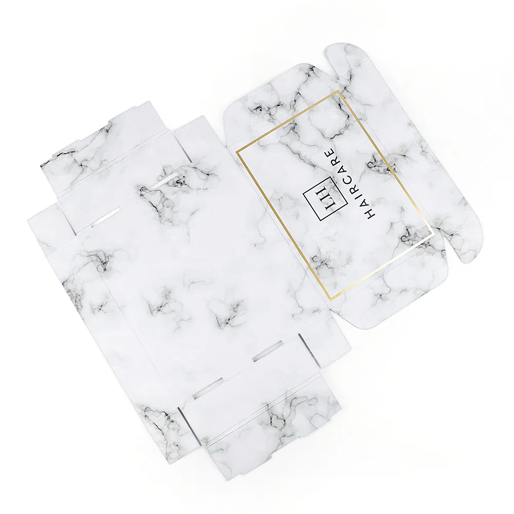 Caja de cartón para regalo con logo, embalaje cosmético blanco, envío, caja personalizada impresa