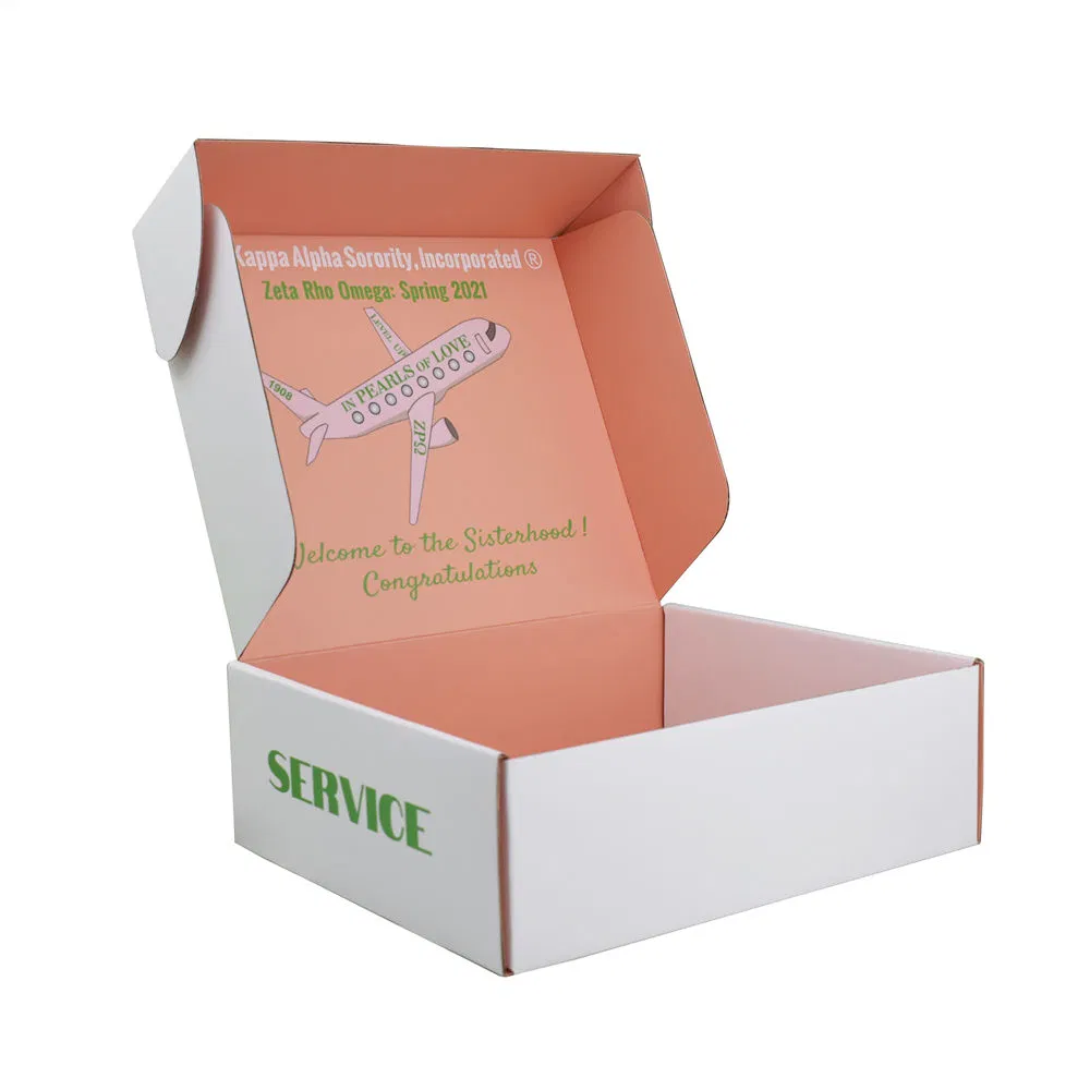 Impresión a todo color personalizada, embalaje premium para comercio electrónico, caja de cartón plegable para regalos de ropa