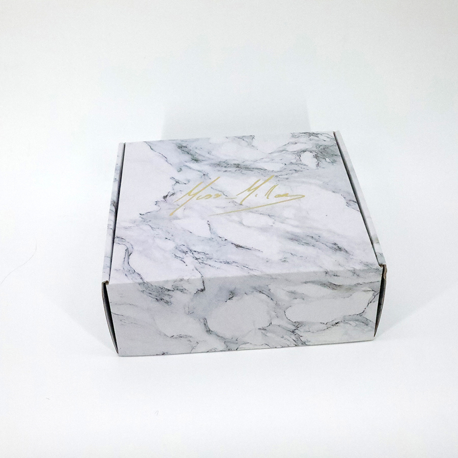 Nuevo Precio de Fábrica de Material Personalizado Caja de Cartón Corrugado Negra E Flute para Embalaje de Productos