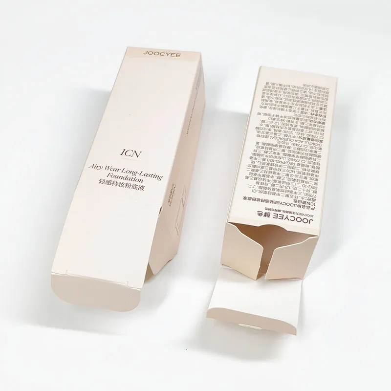 Caja de extremo reverso personalizada para cosméticos especiales