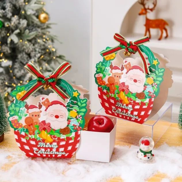 Caja de regalo navideña