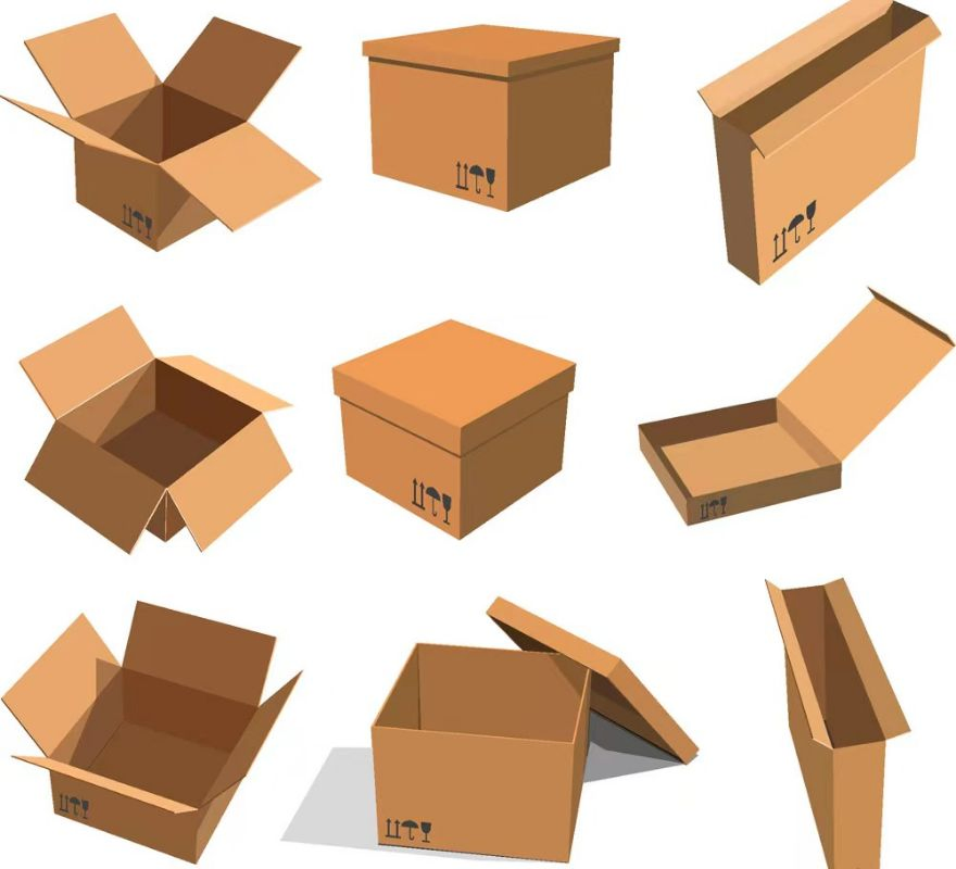 Caja de cartón corrugado de alta resistencia, reciclable