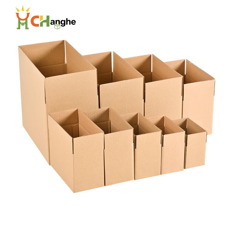 Transporte de comercio electrónico, entrega exprés, envío, mudanza, caja de cartón corrugado para alimentos, mariscos congelados, cosméticos, bebidas, zapatos, ropa, embalaje