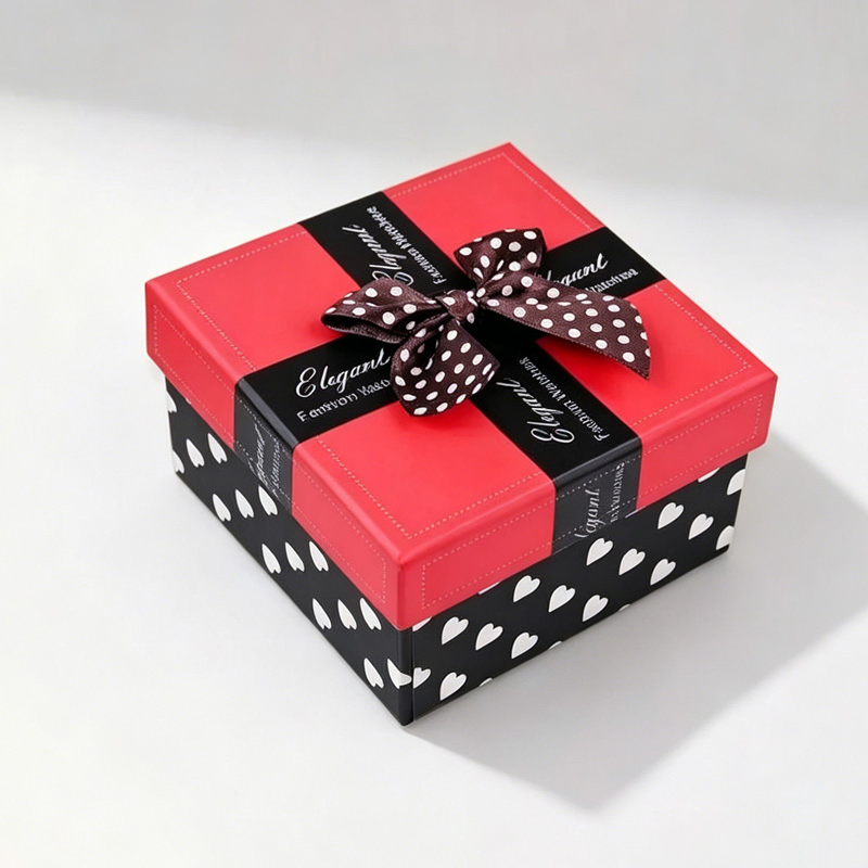 Caja de cartón corrugado cuadrada rectangular con estampado en caliente de lujo, papel de aluminio dorado, para empaquetado de joyería y cosméticos