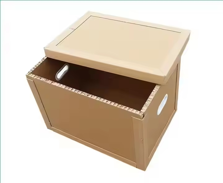 Fabricante de cajas de cartón de papel en panal duraderas para entrega y embalaje industrial