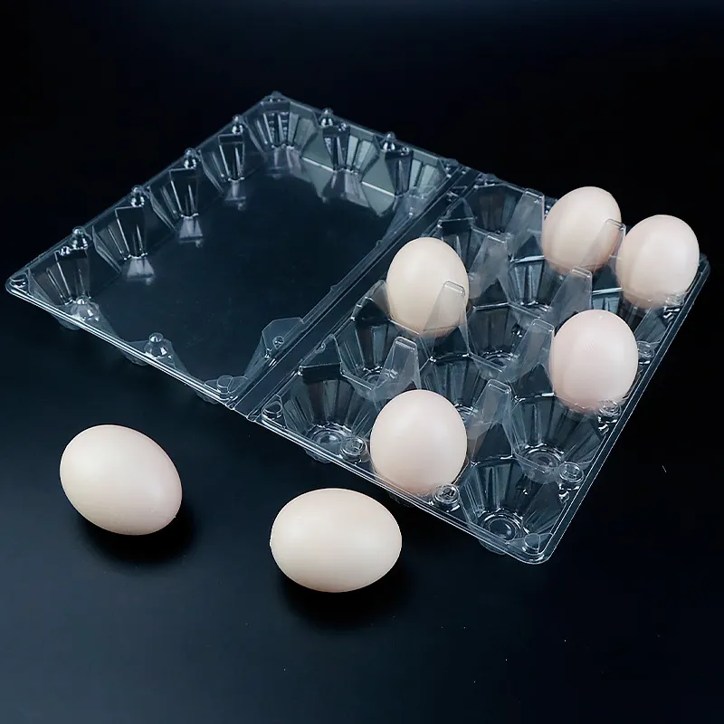 Industria Alimentaria Negocio Productos Agrícolas Venta de Huevos Cajas de Embalaje de Plástico para Huevos