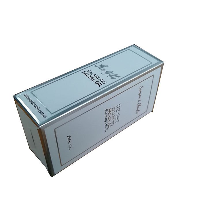 Caja de cartón cosmética impresa con logo personalizado para el embalaje de productos de cuidado de la piel, caja de papel para envases de botellas de perfume