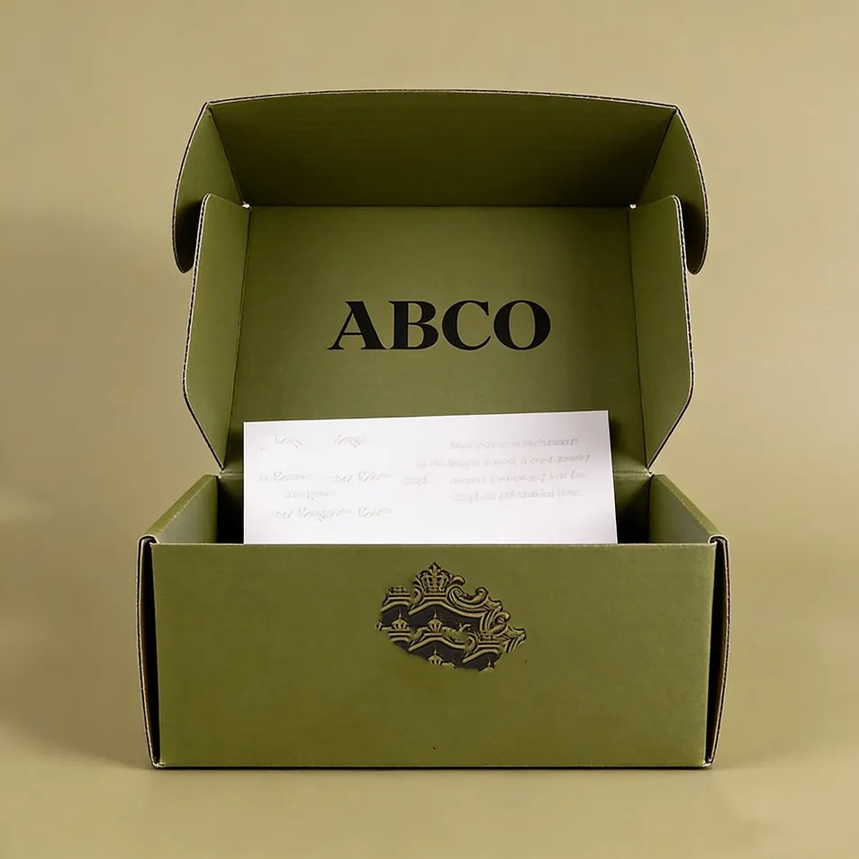 Caja de cartón kraft