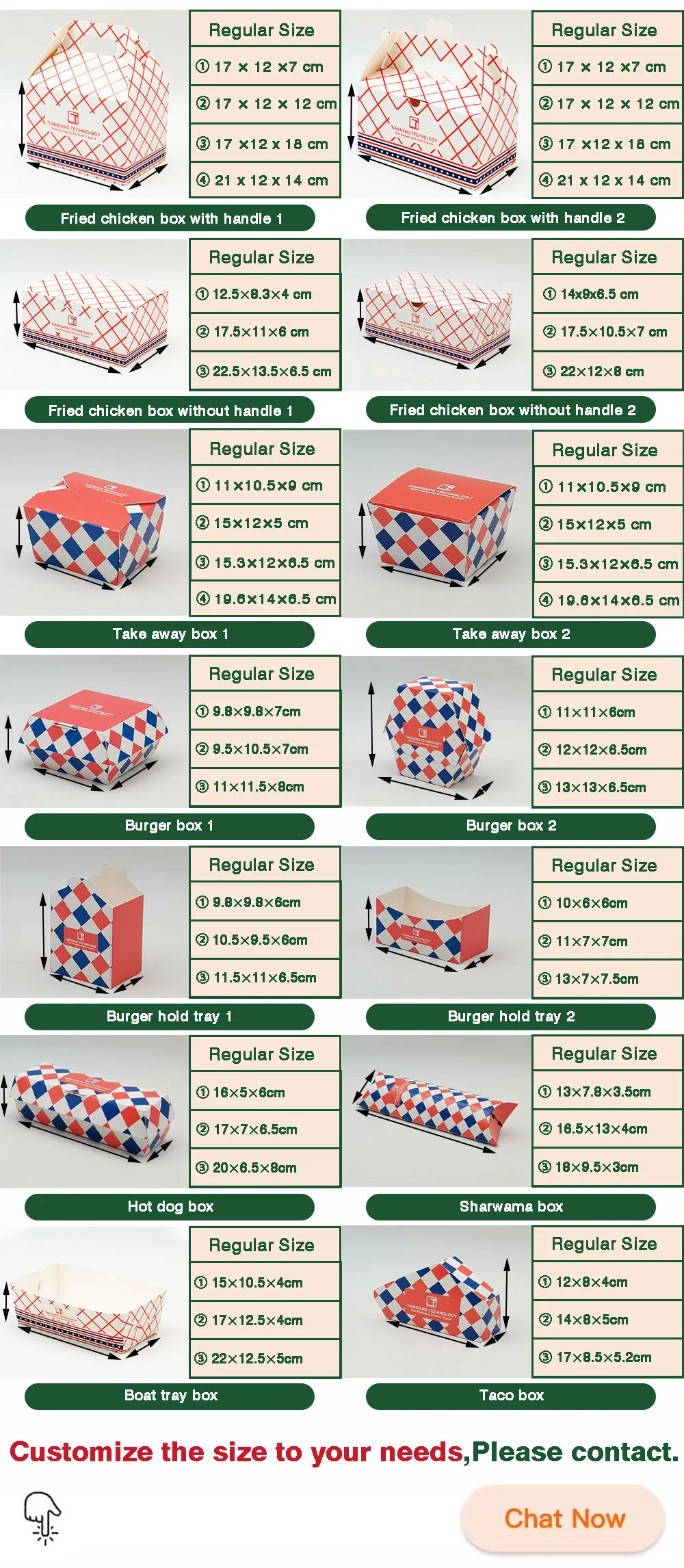 Dimensiones de producto