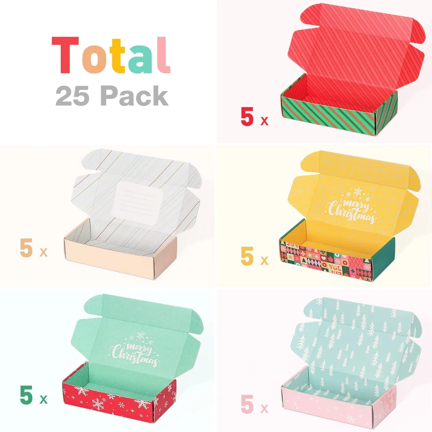 Fpg Entrega Rápida Personalizada de Cajas de Cartón con Tu Logo para Envolver Regalos de Navidad / Regalos de Cumpleaños para Zapatos y Ropa