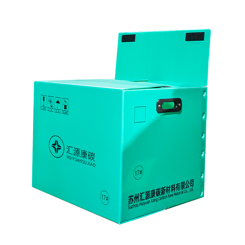 Caja de PP Danpla industrial con hoja plegable para envases y entrega conductivos