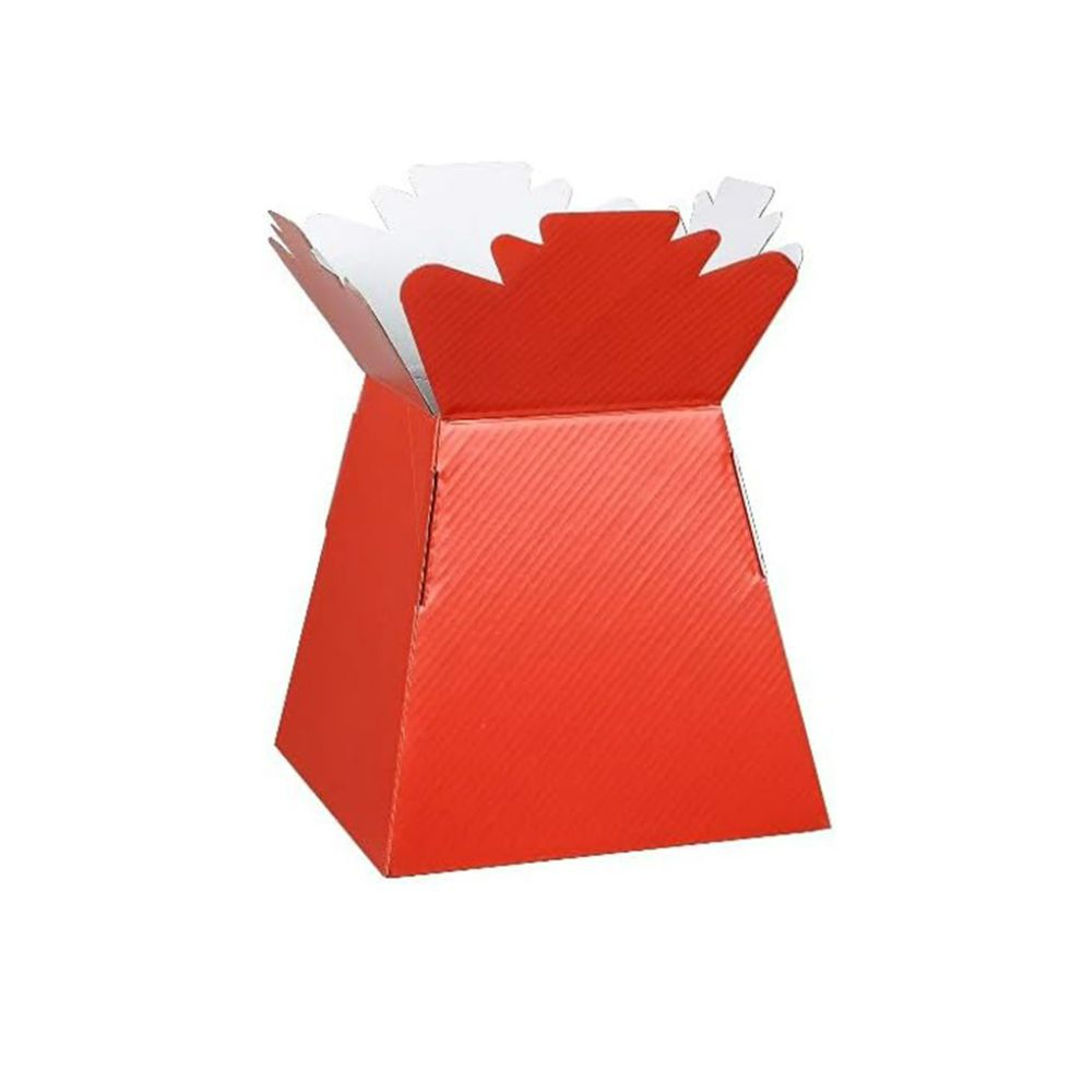 Caja de cartón corrugado personalizada para flores, embalaje de regalo para ramos de flores