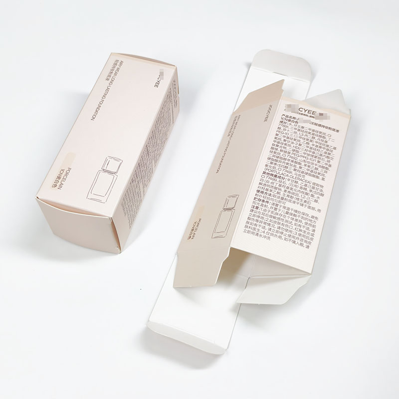 Caja de extremo reverso personalizada para cosméticos especiales