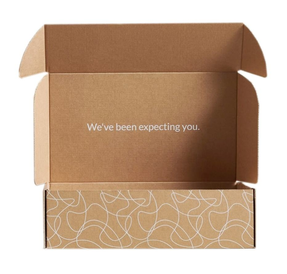Cajas Personalizadas Caja de Embalaje de Courier Mate Personalizada Perfume Pestañas Cuidado de la Piel Cosméticos Ropa Peluca Barra de Labios Envío Tienda