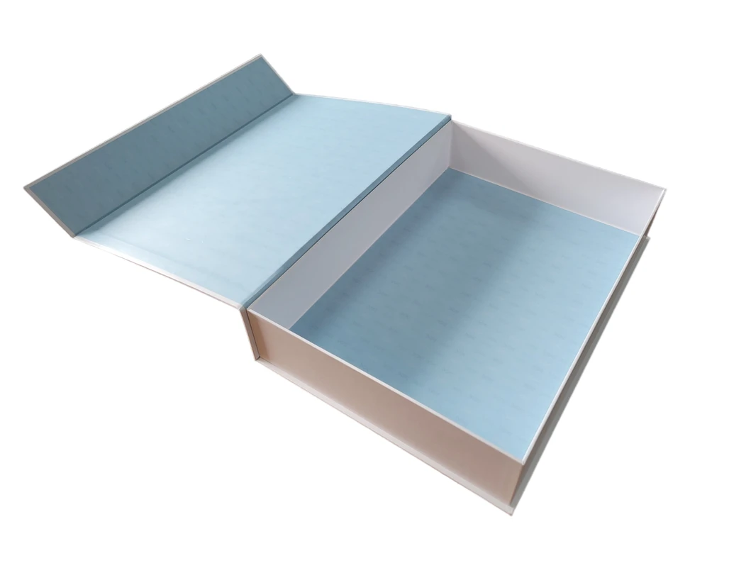 Caja de embalaje personalizada a granel de fábrica, caja de regalo plegable de cosméticos, caja de cartón negra y blanca, cartón plegable
