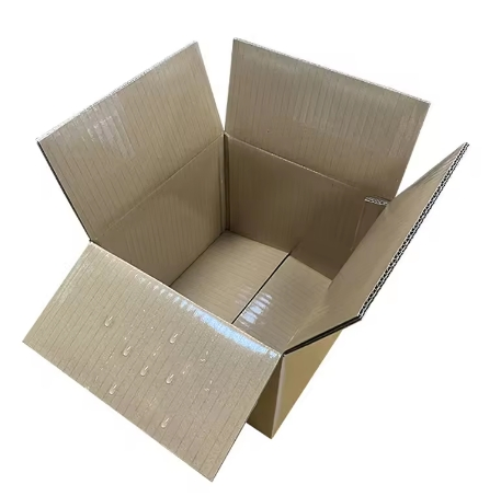 Caja de cartón corrugado encerado - Embalaje de panel solar para frutas, verduras, muebles, productos químicos en polvo, caja de cartón palet personalizada impresa