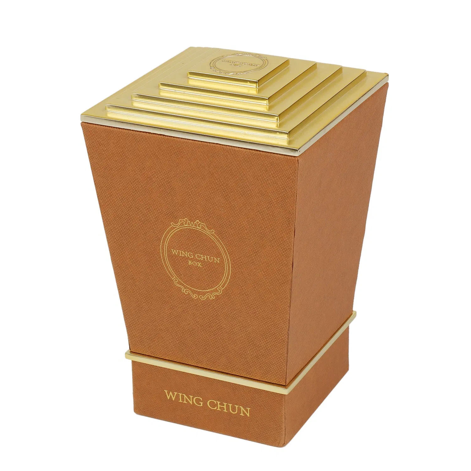 Caja de embalaje de cartón plegable para productos, calendario de adviento de perfume, caja de regalo de joyería de lujo personalizada con ventana redonda magnética