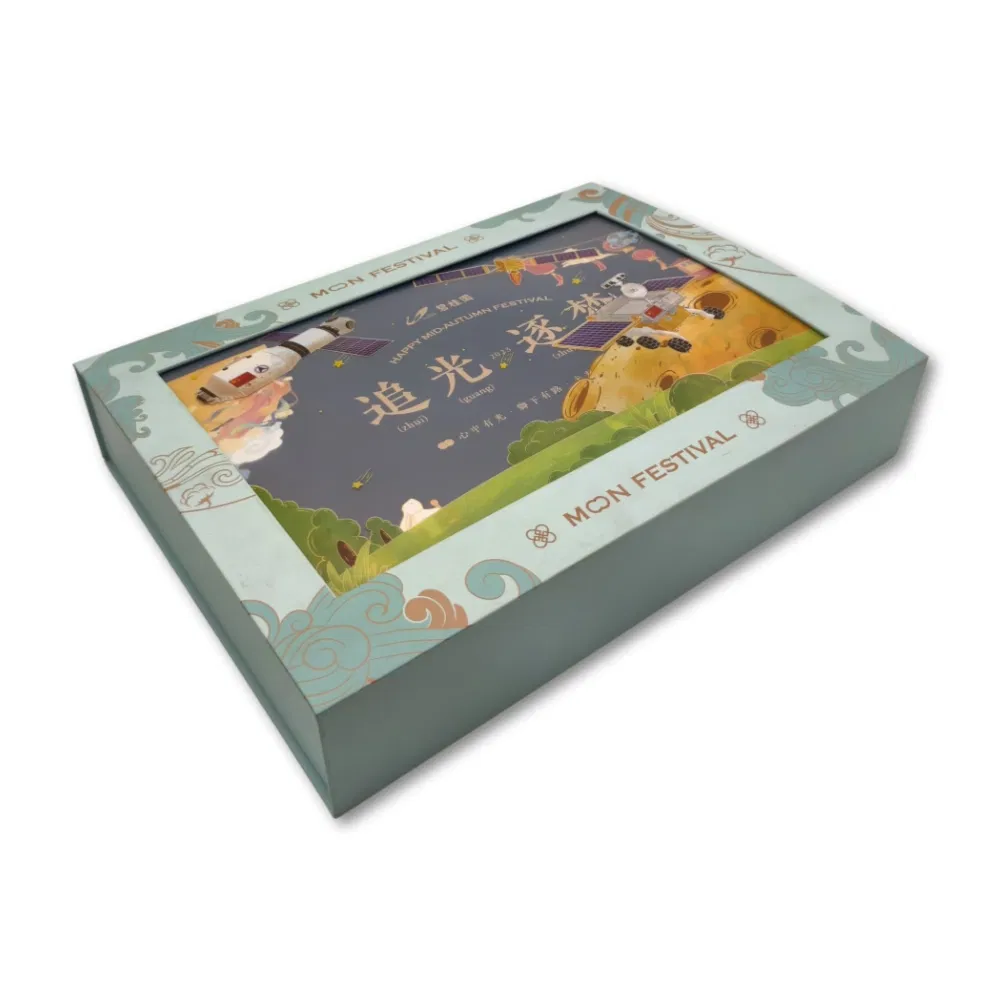 Versatile Retail Ready Rigid Cardboard Book Shape Product Gift Display Packaging Box