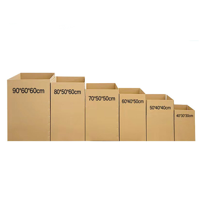 Caja de cartón corrugado marrón personalizada al por mayor para envíos, mudanzas y almacenes, embalaje asequible