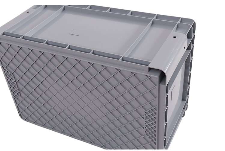 Caja de esquina de plástico de grado industrial producida por nuestra planta para empaquetado a granel y almacenamiento de gran volumen