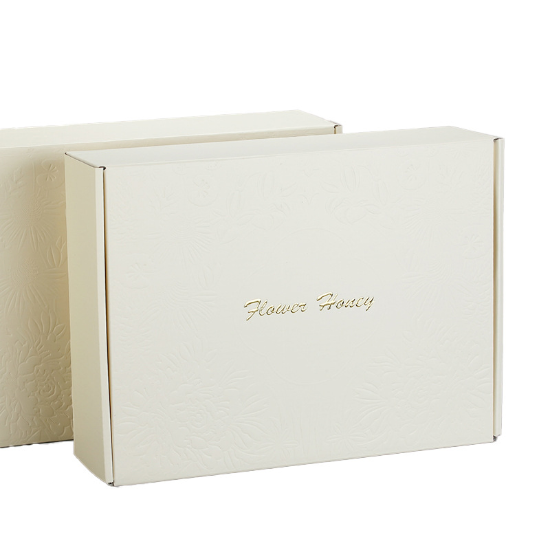 Caja de cartón kraft plegable personalizada para ropa, joyería, perfume, alimentos, envío y embalaje, paquete de regalo de Navidad